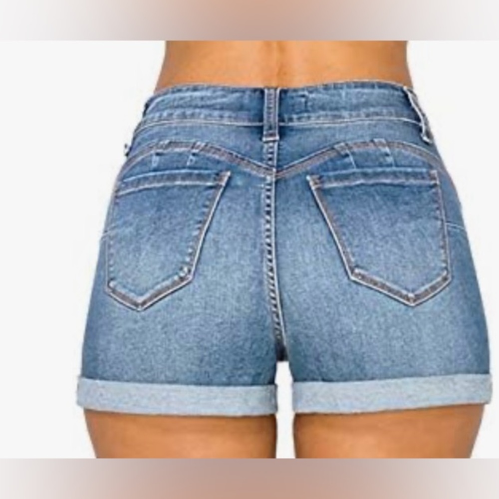 Shorts…WAX JEAN "Butt I Love You" Eco-Luxe Denim Shorts! - Picture 4 of 10